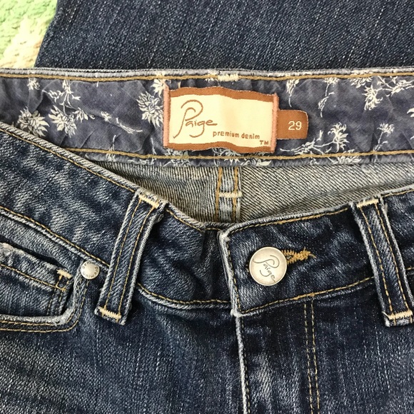 Paige Hollywood Hills Bootcut Jeans w/Cute Pockets - Picture 2 of 5